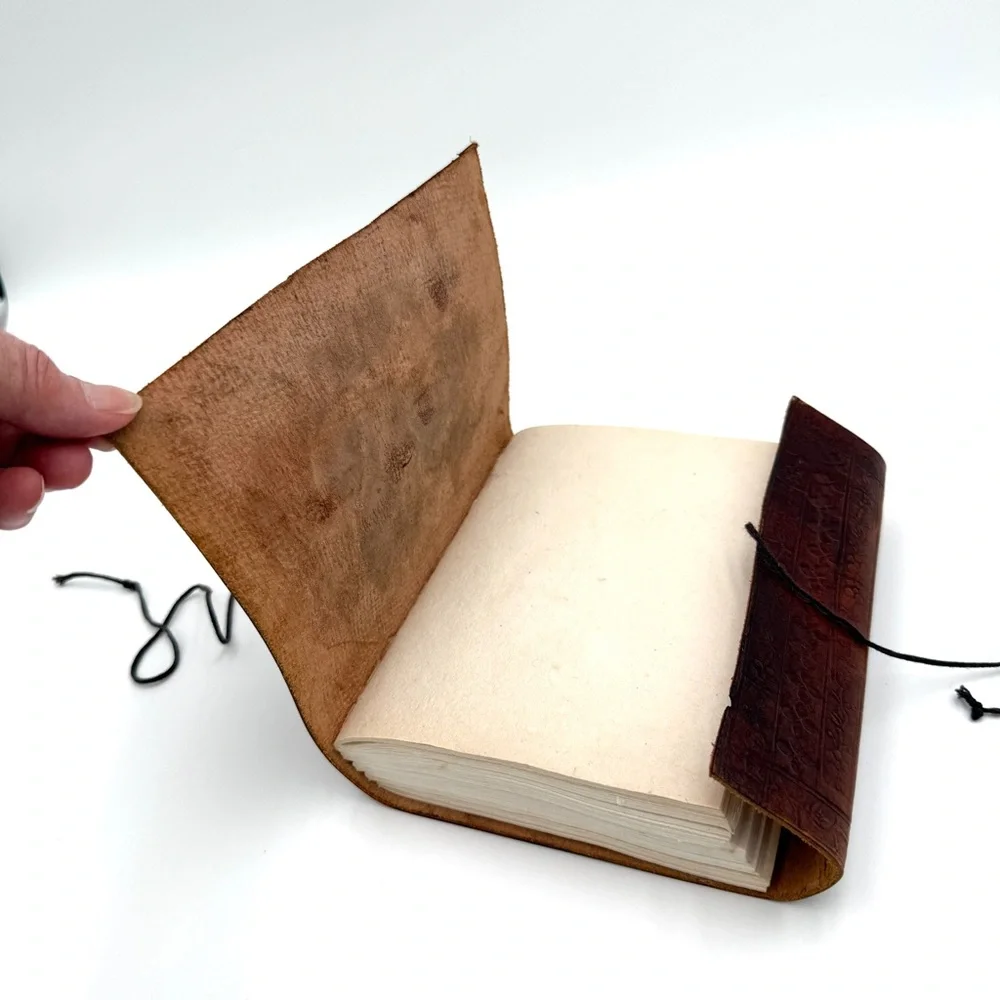 Embossed Leather Ganesh Journal